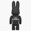 Bearbrick Rabbrick the conveni x fragment 400% black