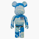 Bearbrick Rene Magritte "La Reconnaissance Infinie 1963/El castillo de los Pirineos" 1000%