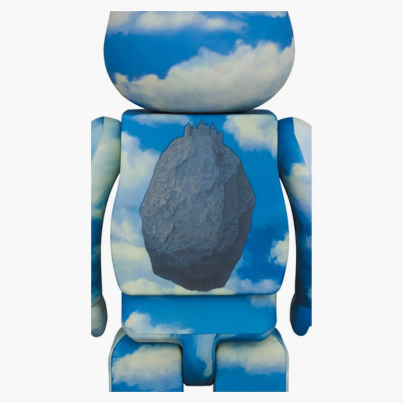 Bearbrick Rene Magritte "La Reconnaissance Infinie 1963/The Castle of Pyrenees" 100% & 400% sada
