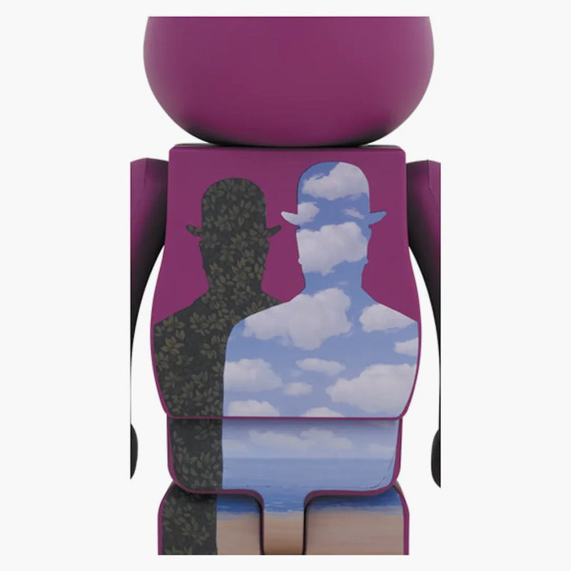 Bearbrick René Magritte (L'Oiseau de Ciel 1965/La Belle Societe 1965) 1000%