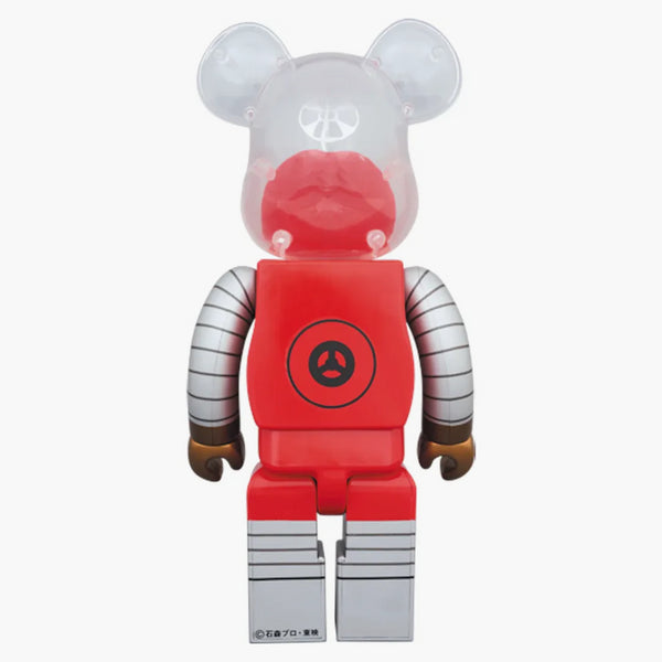 Bearbrick Robocon 400% červená/šedá