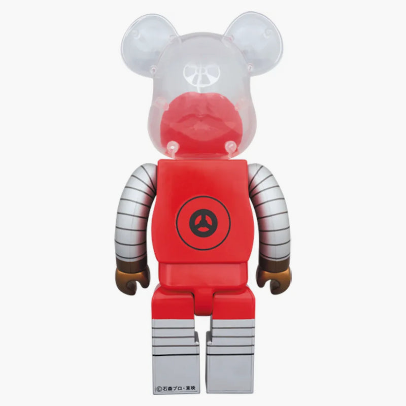 Bearbrick Robocon 400% červená/šedá