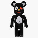 Bearbrick Roen Colon 1000% Black