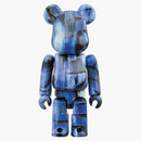 Bearbrick Rostarr 100% & 400% Set Blue