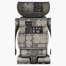 Bearbrick Royal Selangor Steampunk Iron Bright 400% Silver