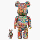 Bearbrick Ryan McGinness La logica logica del rapporto Ignava 100% e 400% set multi