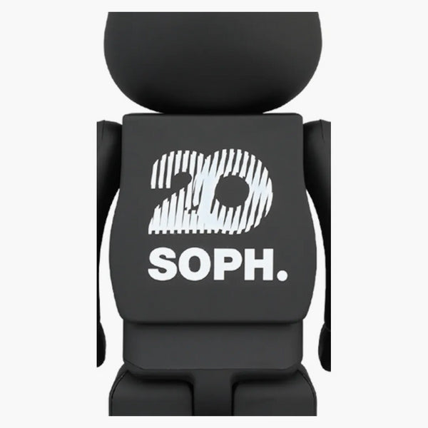 Bearbrick Soph. 20. výročí 100% a 400% sada černá