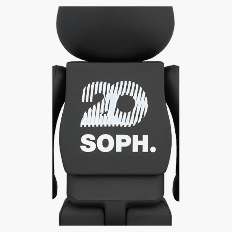 Bearbrick Soph. 20. výročí 100% a 400% sada černá