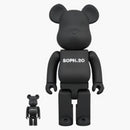 Bearbrick Soph. 20th anniversary 100% & 400% set black