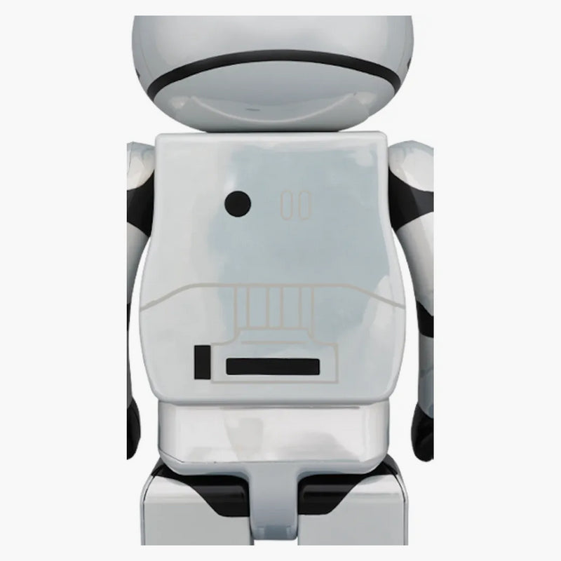 Bearbrick Star Wars (TM) First Order Stormtrooper (TM) (The Force Awakens) Chrome ver. 100% & 400% uppsättning