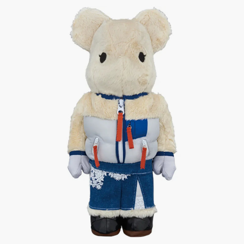 Bearbrick Sacai 100% e 400% Set bianco