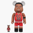 Bearbrick Scottie Pippen (Chicago Bulls) 100% e 400% Set