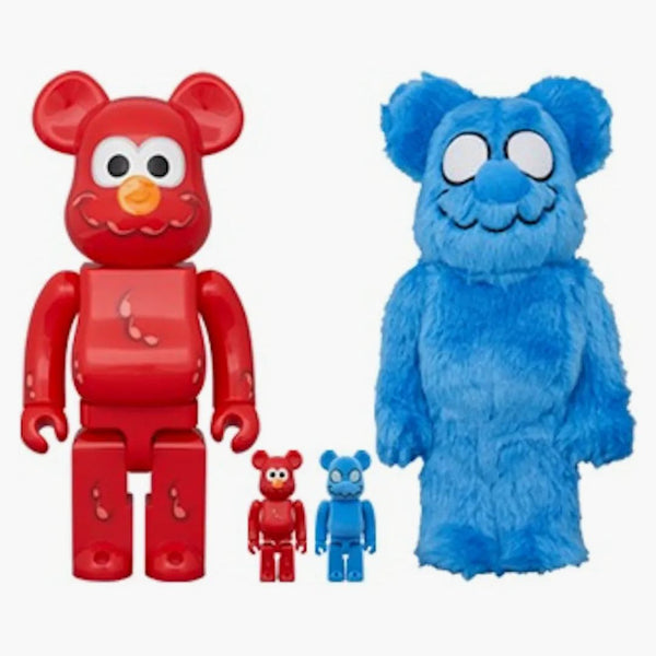 Poručení parkování mincí Bearbrick Sesame Street Coin Elmo & Mr.Shirai 100% a 400% sady 4