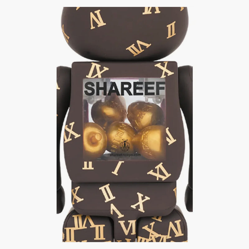 Bearbrick Shareef 2 100% & 400% Set Brown/Gold