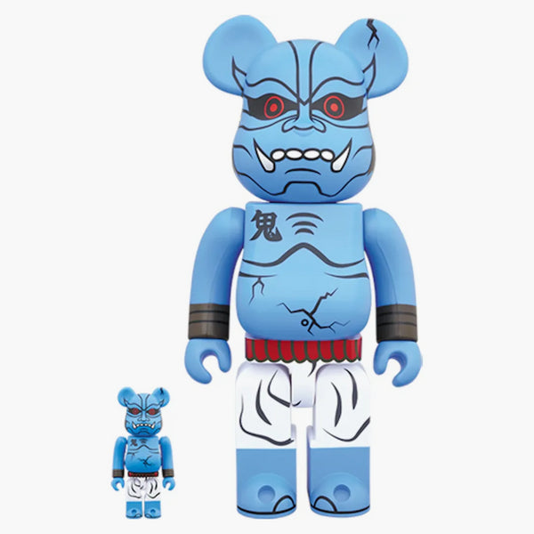 Bearbrick Shinobu Aoki 100% & 400% Set Blue