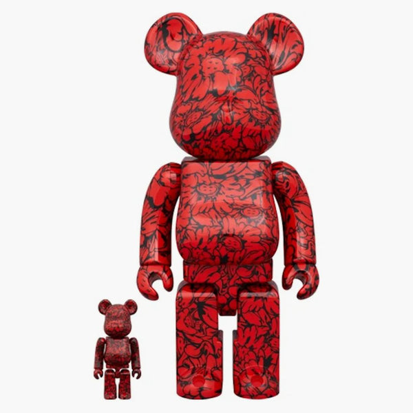 Bearbrick Shun Sudo "mr.scarlet" 100% & 400% Set