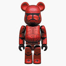 Bearbrick Sith Trooper 100% & 400% Set Red Chrome Ver.