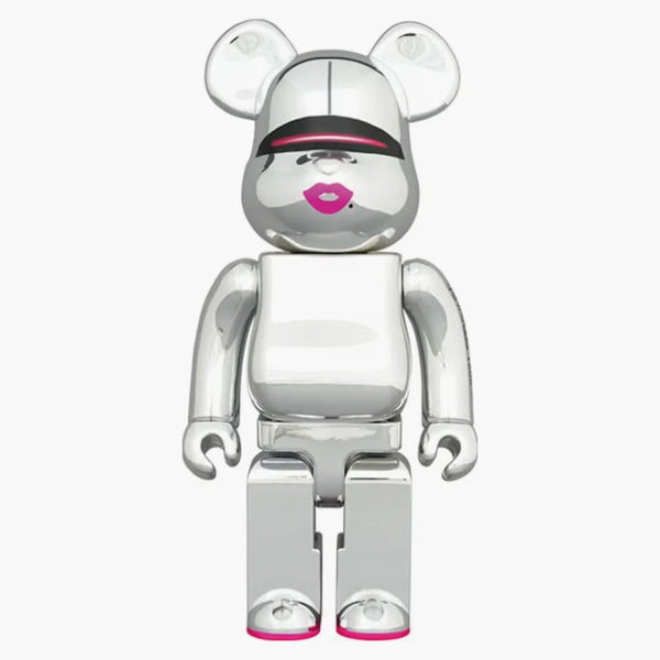 Bearbrick Sorayama x 2G 1000% Silver Ver.