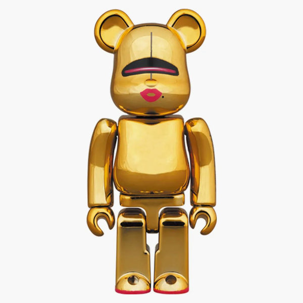 Bearbrick Sorayama X 2g 100% & 400% Set Gold Ver.