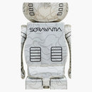 Bearbrick X BAPE X Hajime Sorayama Camo Shark 1000% silver