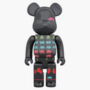 Bearbrick Space Invaders 400% Black