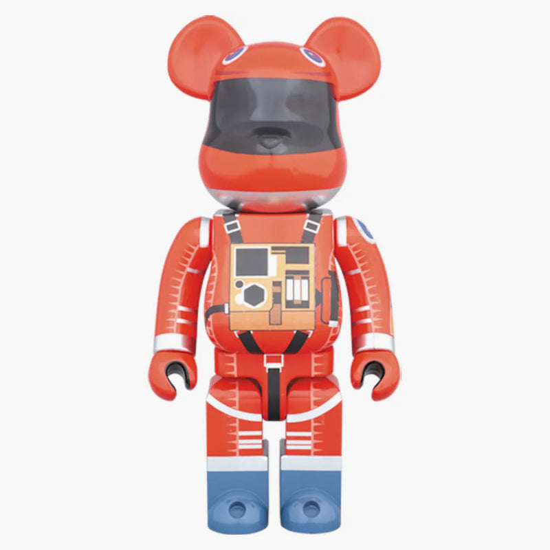 Bearbrick Space Suit Orange Ver. 100% a 400% sada červená