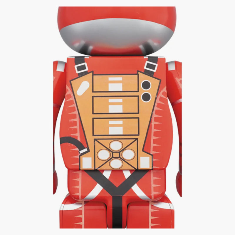 Bearbrick Space Suit Orange Ver. 100% a 400% sada červená