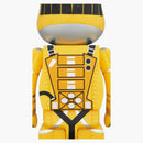 Spazio di Bearbrick Abito giallo Ver. 100% e 400% set giallo