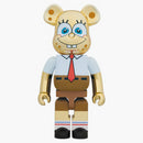 Bearbrick Spongebob Gold Chrome 1000% Gold