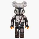Bearbrick Star Wars The Mandalorian 1000% Chrome