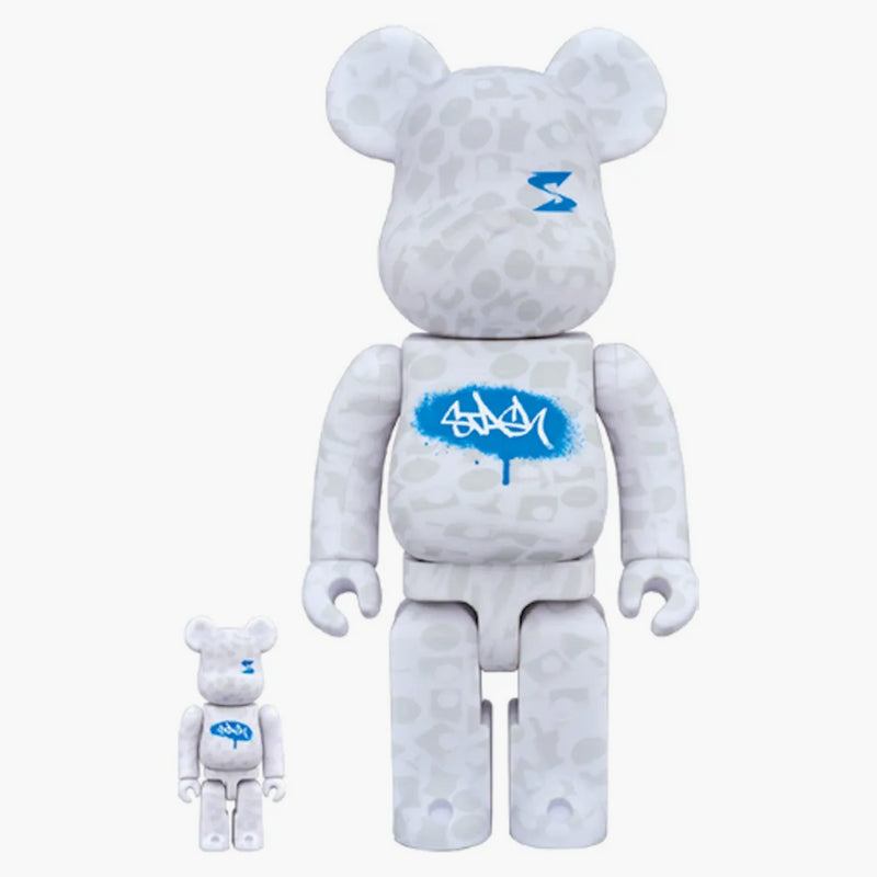 Bearbrick Stash 100% & 400% Set White