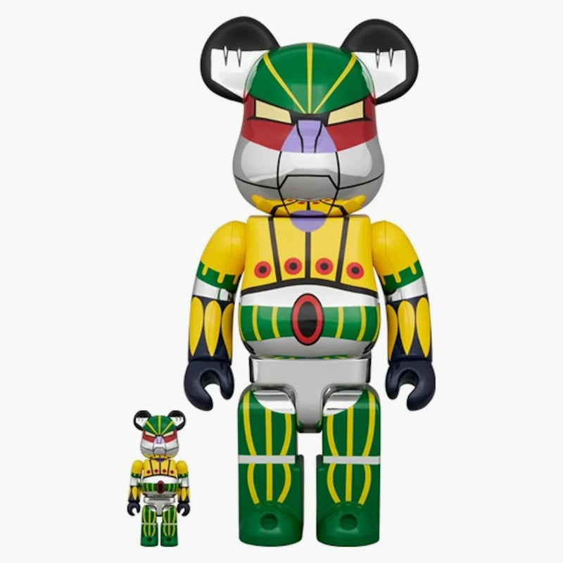 Bearbrick Steel Jeeg Plating Ver. 100% & 400% set