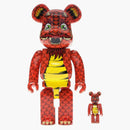 Bearbrick Steve Caballero 100% & 400% Set Orange