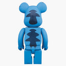 Bearbrick Stitch 400% Blue