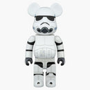 Bearbrick Stormtrooper Chrome Ver. 400% white