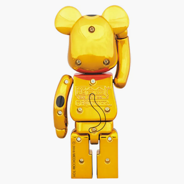 Bearbrick Superalloy Beckoning Cat Gold Plated 200%