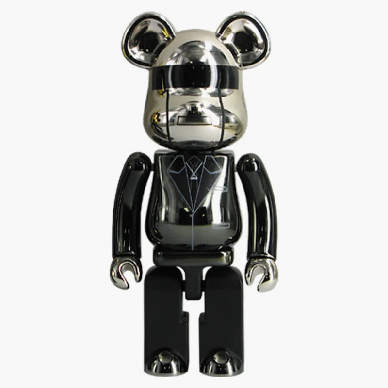 Bearbrick SuperAlloy Daft Punk (Random Access Memories Ver.) 2 Pack 200% Black