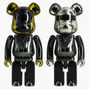 Bearbrick Superalloy Daft Punk (Memorias de acceso aleatorio Ver.) 2 paquete 200% negro