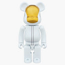 Bearbrick Superalloy Daft Punk (White Suits Ver.) 2 Pack 200% White/Gold