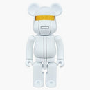 Bearbrick Superalloy Daft Punk (White Suits Ver.) 2 Pack 200% White/Gold