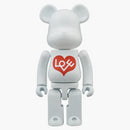 Bearbrick Superalloy Love Bianco 200%