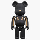 Bearbrick Superalloy Mastermind Japan 2 Pack (Gold Stripe & Chrome Silver) 200% Multi