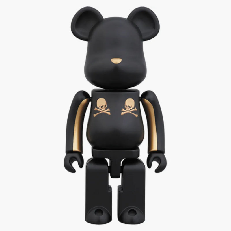Bearbrick Superalloy Mastermind Japan 2 Pack (gold Stripe & Chrome Silver) 200% Multi