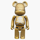 Bearbrick Superalloy Mastermind Japan 2 Pack (Silver Stripe & Chrome Gold) 200% Multi