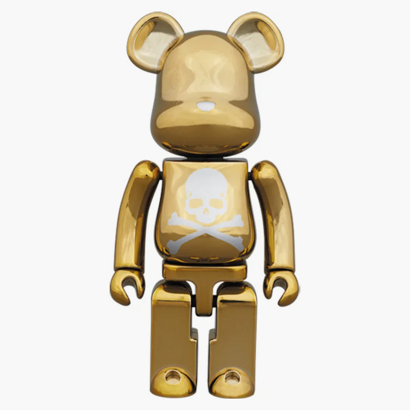 Bearbrick Superalloy Mastermind Japan 2 Pack (silver Stripe & Chrome Gold) 200% Multi