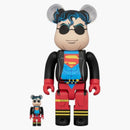 Bearbrick Superboy 100% & 400% Set