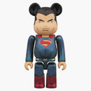 Bearbrick Superman (Heat Vision Ver.) & Batman (Damage Ver.) 100% Multi