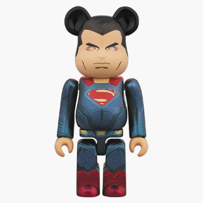 Bearbrick Superman (Heat Vision Ver.) & Batman (poškození ver.) 100% Multi