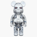 Bearbrick T-800 400% Chrome