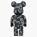 Bearbrick the Chemical Brothers 400% Black